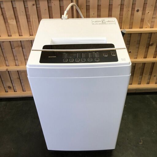 【IRIS】 アイリスオーヤマ 全自動洗濯機 容量6.0kg IAW-T602E 2021年製