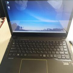 富士通ノートパソコン　Core i7-4500/メモリ8G/SSD240G/ タッチパネル搭載