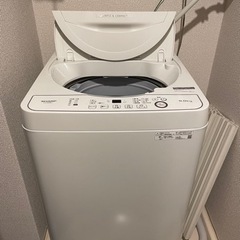 【ネット決済】洗濯機⭐︎SHARP製6L 2021年製造