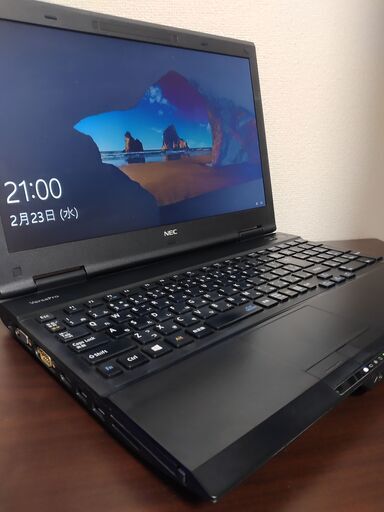 NEC　高速SSD+HDD搭載　4世代Core i5搭載 メモリ大容量8G　 テンキー　大画面15.6インチ USB3.0 Wifi対応