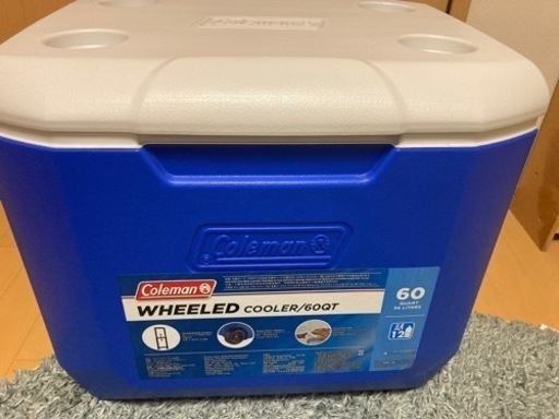 コールマン　クーラーボックス　60QT ほぼ未使用。行楽シーズンに！
