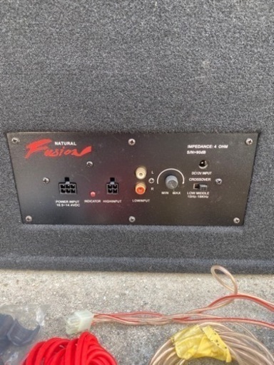 カーオーディオ FUSION フュージョン FSN-WX5L ウーハーBOX パワード 