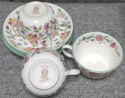MINTON ミントン ティーカップ＆ソーサー3組＋1枚