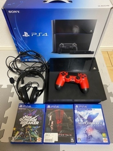 (取引中)ps4 500GB  ソフト・ヘッドセット付き