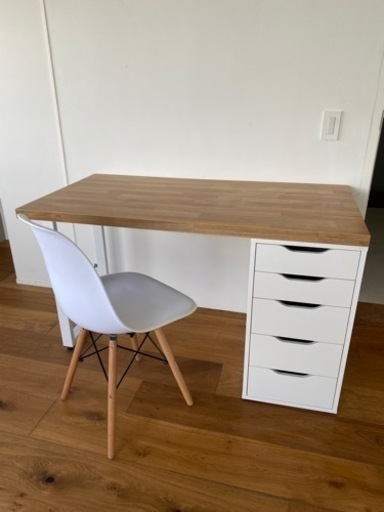 IKEA テーブル\u0026引き出しユニット\u0026チェア