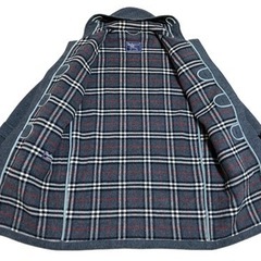 ウール100%英国製 バーバリーズ ノバチェック スペシャリティ ダッフル