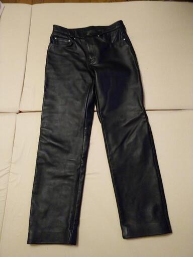 古着】☆USA Schott (ショット) N.Y.C / レザーパンツ/黒 古着】☆USA Schott (ショット) N.Y.C / レザーパンツ/黒