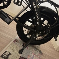 アクセル付き電動自転車の修理の画像