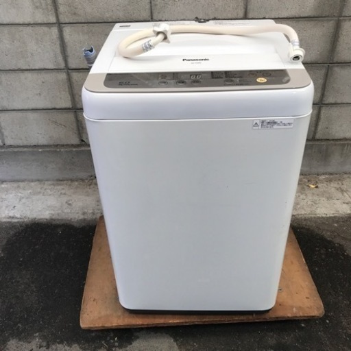 取引場所　南観音　V 2202-392 Panasonic 6.0kg洗濯機　2015年製　NA-F60B9