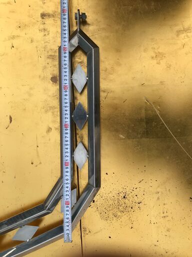 ☆6/8値下げしました☆4t・大型用ミラーステー ひし形穴なし 太さ2.5cm