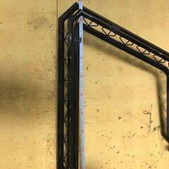 ミラーステー 4t・大型用 黒塗り 塗装剥がれあり 太さ2.5cm