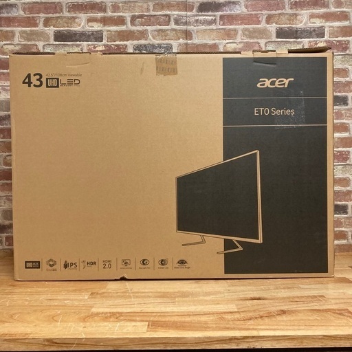即日受渡❣️箱付き使用少々acer43型HDR4k液晶ディスプレイ 28000円