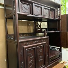 ☆来店限定☆ 飾り棚 民芸調家具 木製