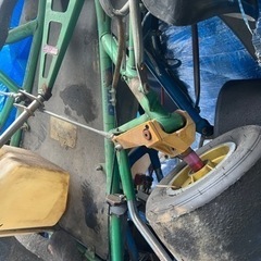 【取引中】引取り希望!レーシングカート　縦スタンド付ジャンク扱い 取引中】引取り希望!レーシングカート 縦スタンド付ジャンク扱い