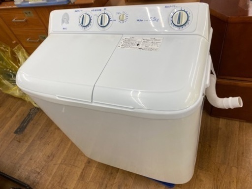 I392 ★ 二層式洗濯機 ★ JW-W55E 2014年製 ⭐動作確認済⭐クリーニング済