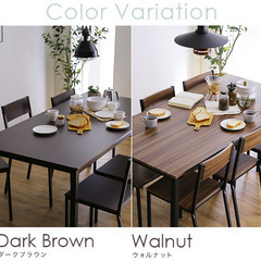 ダイニング 7点セット  6人掛け ダイニングテーブル イス チェア　カラー2色