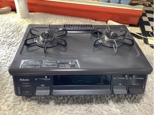 【リサイクルサービス八光　田上店　安心の3か月保証　配達・設置OK】パロマ Paloma IC-N86B-L LP [ガステーブル 左強火 LPガス用]
