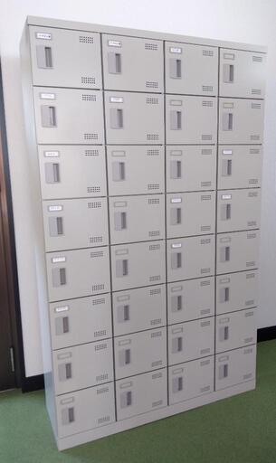 シューズロッカー32人用鍵なしタイプ