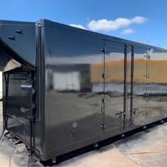 No.575 保冷バン 4ｔ 車 アルミ 箱 バイク 倉庫 トラック コンテナ 米 保管庫 物置 DIY