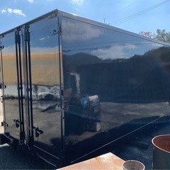 No.575 保冷バン 4ｔ 車 アルミ 箱 バイク 倉庫 トラック コンテナ 米 保管庫 物置 DIY