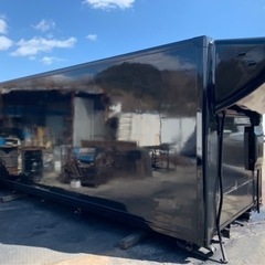 No.575 保冷バン 4ｔ 車 アルミ 箱 バイク 倉庫 トラック コンテナ 米 保管庫 物置 DIY