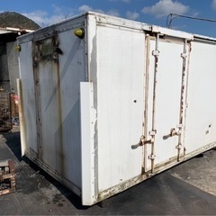 No.581 保冷バン 2ｔ 車 アルミ 箱 バイク 倉庫 トラック コンテナ 米 保管庫 物置 DIY