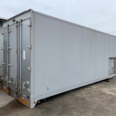 No.585 アルミバン 4ｔ 車 アルミ 箱 バイク 倉庫 トラック コンテナ 米 保管庫 物置 DIY