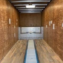 No.585 アルミバン 4ｔ 車 アルミ 箱 バイク 倉庫 トラック コンテナ 米 保管庫 物置 DIY