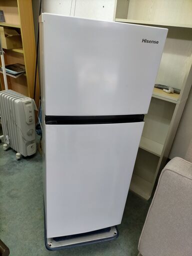 ★ハイセンス　１２０L　2ドア冷蔵庫　HR-B1202　2021年製　Used