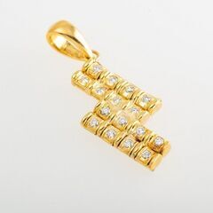 K18 ダイヤモンド ペンダント 品番p21-16