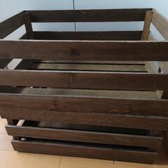 【ネット決済】木箱 2セット 収納ボックス