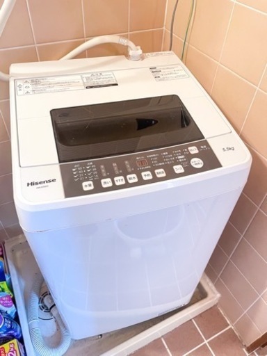 【美品】2019年製洗濯機