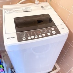 【美品】2019年製洗濯機