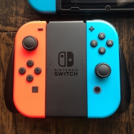 ニンテンドー スイッチ 本体 ネオンレッド ネオンブルー Joy-Con 充電