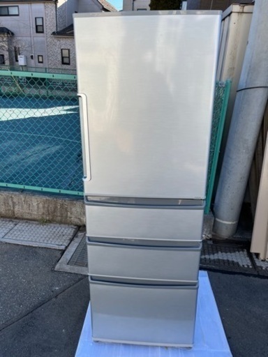 美品 2017年製 AQUA アクア 4ドア 冷凍冷蔵庫 AQR-361F(s)-1 右開き ミスティシルバー