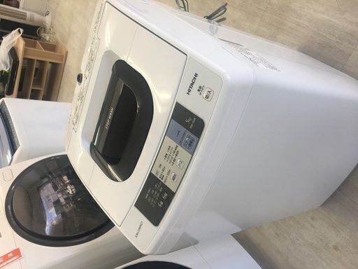 洗濯機の分解クリーニング行っています！配送設置込み！日立５.０K洗濯機 2018年製 分解クリーニング済み！！！