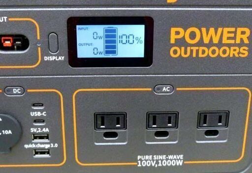 Jackery ポータブル電源 1000 Portable Power 1000 アウトドア 1000W 1002Wh 蓄電池 バッテリー