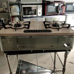 ■中古品 Rinnai リンナイ LPガス プロパンガステーブル KGM64PK2L 2020年製 ピンク ◎