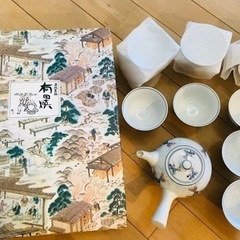 有田焼　急須と茶碗10客セット　新品