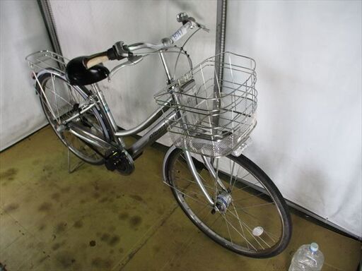 B613　12000円　整備済み★ブリヂストン　アルベルト　シルバー★ 中古自転車 【26インチ 】 B613 12000円 整備済み☆ブリヂストン アルベルト シルバー☆ 中古