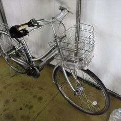 B761　限定特価　整備済み★ブリヂストン　アルベルト シルバー★ 中古自転車 【26インチ 】