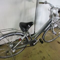 B761　限定特価　整備済み★ブリヂストン　アルベルト シルバー★ 中古自転車 【26インチ 】