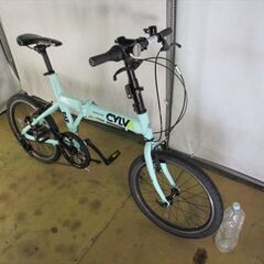 B766☆16800円☆整備済み 中古折りたたみ自転車 BS CYLVA アルミ 6段