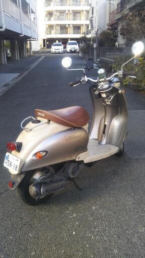 【配送可&整備済】ヤマハ　ビーノ　シルバー　2st　原付　バイク　50cc　スクーター 配送可&整備済】ヤマハ ビーノ シルバー 2st 原付 バイク 50cc スクーター