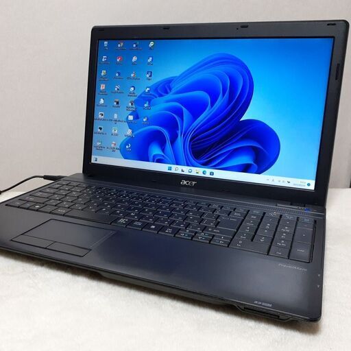 【取引中です】acer　TravelMate　SSD搭載　i5　15インチ　Wi-Fi　マルチ　テンキー付き　Windows11