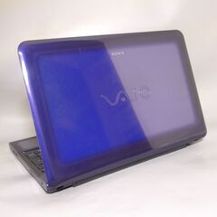 新品SSD WiFi有 紫色 ノートパソコン 15.5型 SONY VPCCB28FJ 中古良品