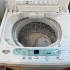 リサイクルショップどりーむ天保山店　No９２１　洗濯機　ヤマダ電機　２０１９年製　４．５ｋｇ　中古　動作ＯＫ