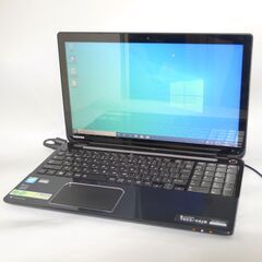新品SSD タッチ可 WiFi有 ノートパソコン 15.6型 東芝 T653/46JB 中古