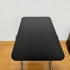 【再出品】IKEA サイドテーブル　ブラック