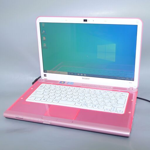 新品SSD ピンク ノートパソコン 14型 SONY VPCCA4AJ 中古美品 第2世代Core i3 4GB DVDRW 無線 Bluetooth webカメラ Windows10 Office